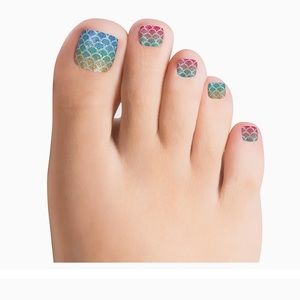 Pedicure nails polish strips